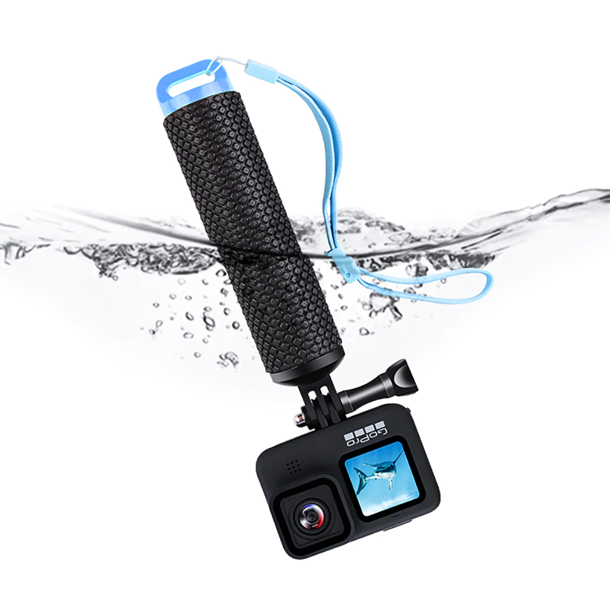 Bastão Flutuante Grip Floaty Bobber para GoPro SJCAM Eken Xtrax HD 4K 1 Bastão Flutuante Grip Floaty Bobber para GoPro SJCAM Eken Xtrax HD 4K