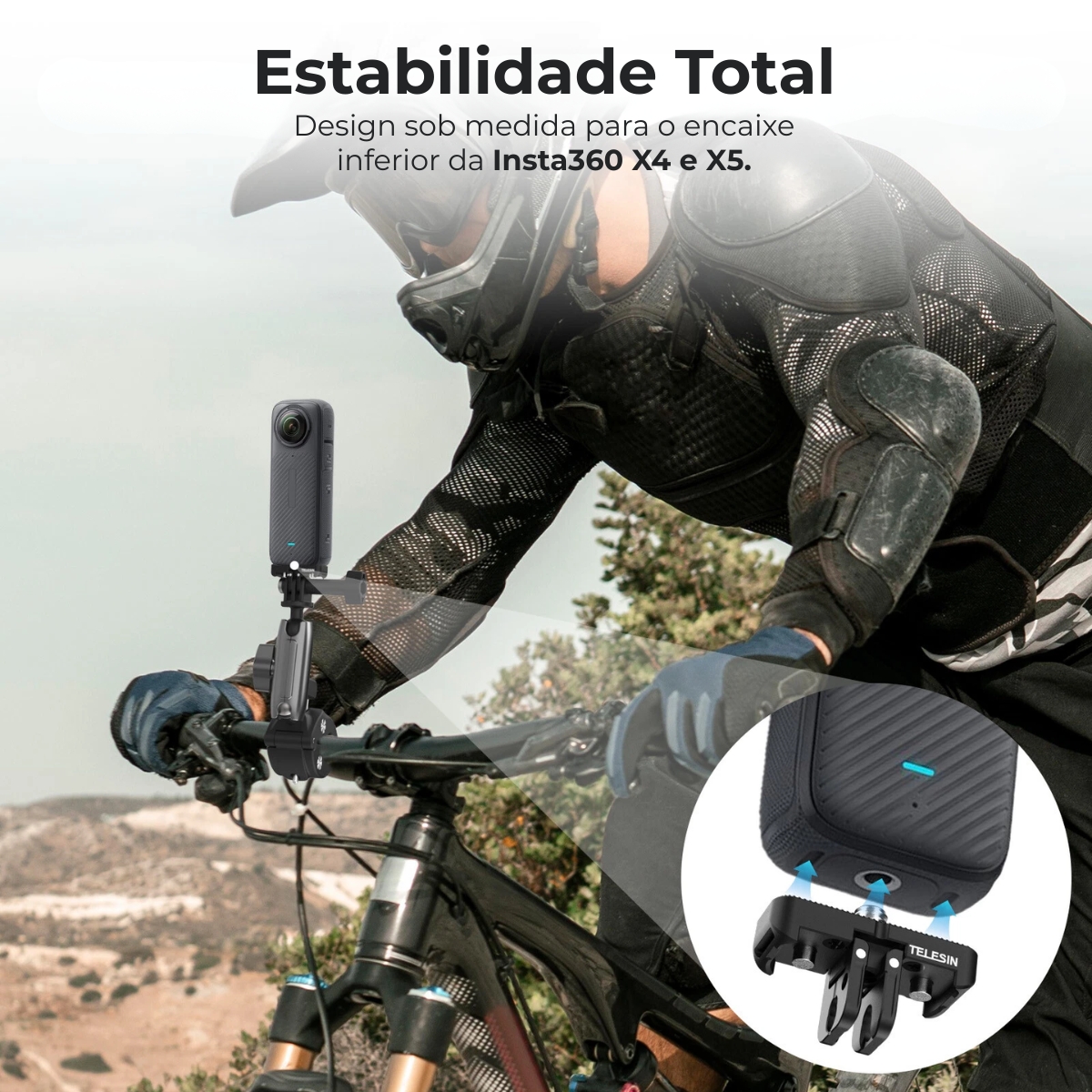 Suporte Magnético Adaptador para a Insta 360 X4 5 Suporte Magnético Adaptador para a Insta 360 X4 - Imagem 5