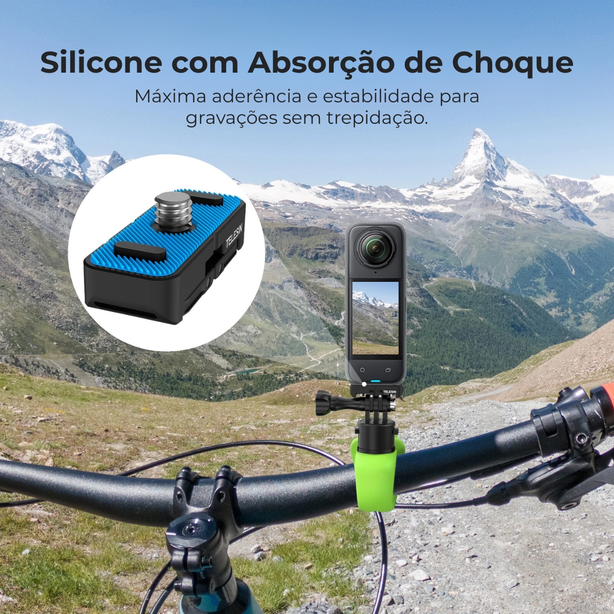 Suporte Magnético Adaptador para a Insta 360 X4 4 Suporte Magnético Adaptador para a Insta 360 X4 - Imagem 4