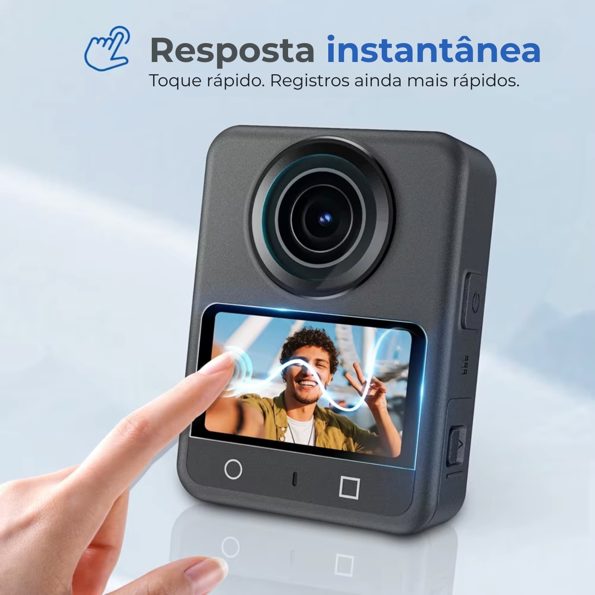 Película de Vidro Para Tela DJI Osmo 360 5 Película de Vidro Para Tela DJI Osmo 360 - Imagem 5