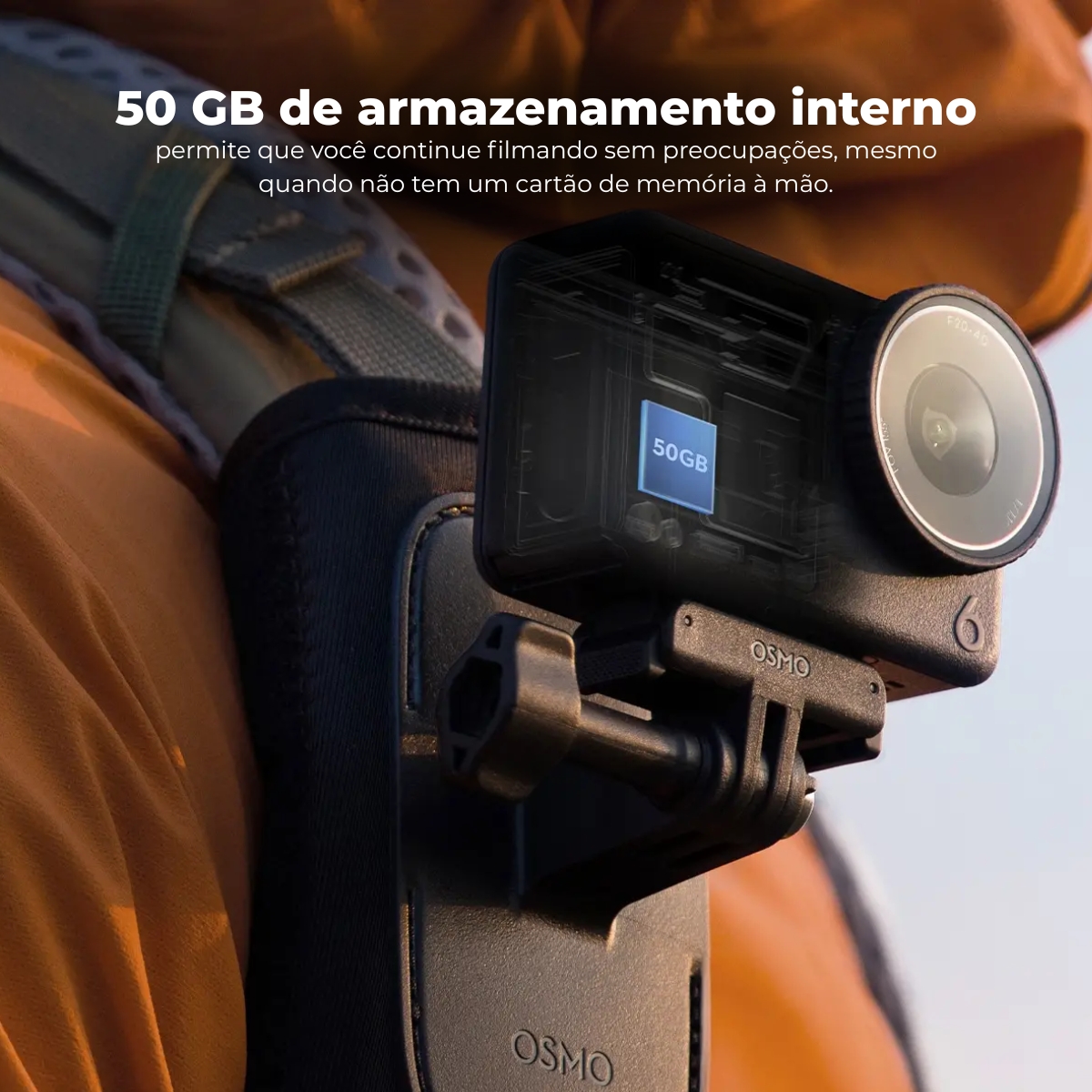 Câmera de Ação DJI Osmo Action 6 Standard 2 Câmera de Ação DJI Osmo Action 6 Standard - Imagem 2