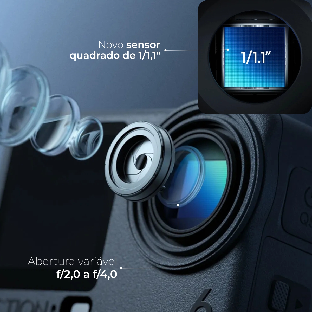 Câmera de Ação DJI Osmo Action 6 Standard 7 Câmera de Ação DJI Osmo Action 6 Standard - Imagem 7