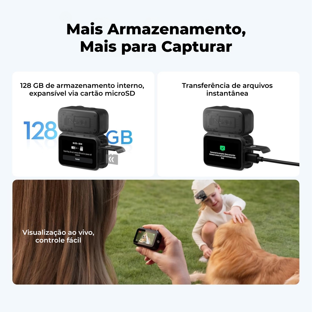 Câmera de Ação DJI Osmo Nano (128GB) 7 Câmera de Ação DJI Osmo Nano (128GB)