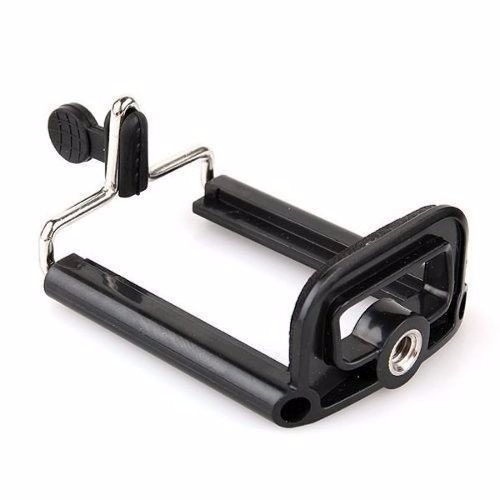 Suporte Celular Smartphone com Rosca para Tripé, Pau de Selfie e Monopod 1 Suporte Celular Smartphone com Rosca para Tripé, Pau de Selfie e Monopod