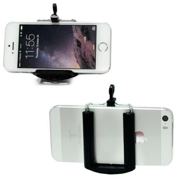 Suporte Celular Smartphone com Rosca para Tripé, Pau de Selfie e Monopod 4 Suporte Celular Smartphone com Rosca para Tripé, Pau de Selfie e Monopod - Imagem 4