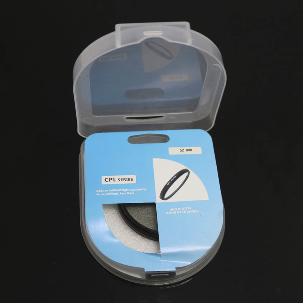 Filtro CPL Polarizador Lente DSLR para Nikon Canon Sony 52mm 3 Filtro CPL Polarizador Lente DSLR para Nikon Canon Sony 52mm - Imagem 3