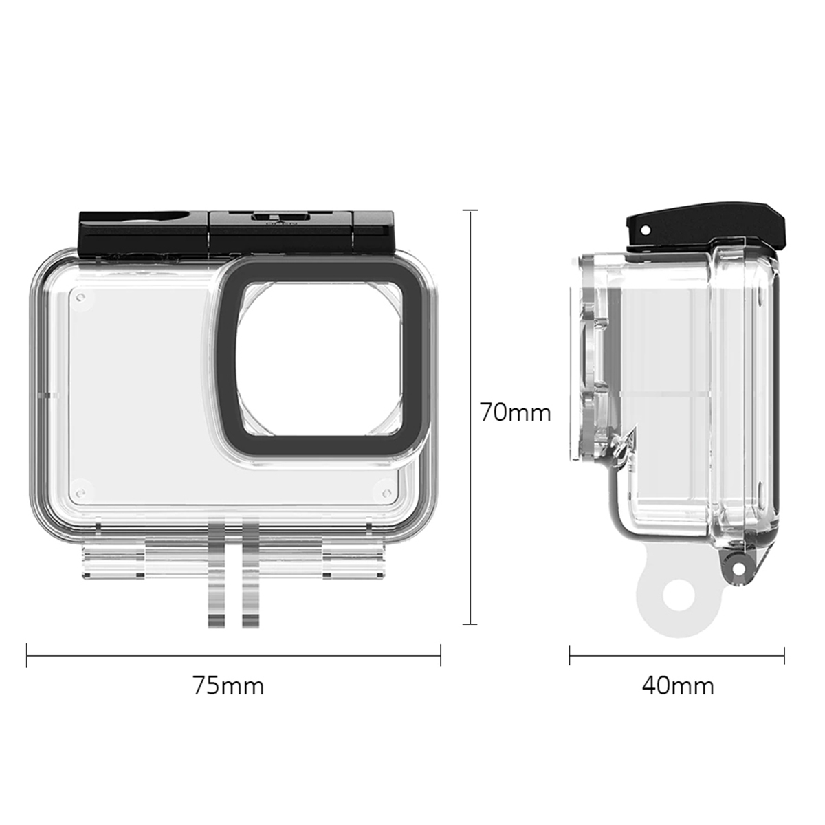 Caixa Estanque de Mergulho para a SJCAM SJ10 e SJ11 7 Caixa Estanque de Mergulho para a SJCAM SJ10 e SJ11 - Imagem 7
