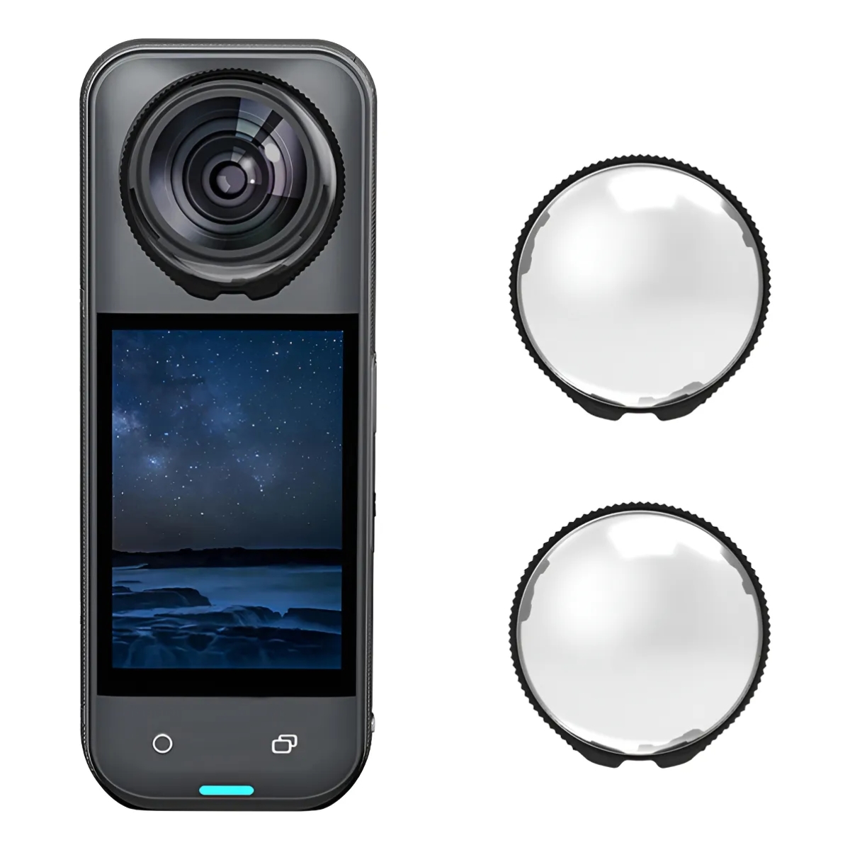 Protetores das Lentes Premium para a Insta360 X5 1 Protetores das Lentes Premium para a Insta360 X5