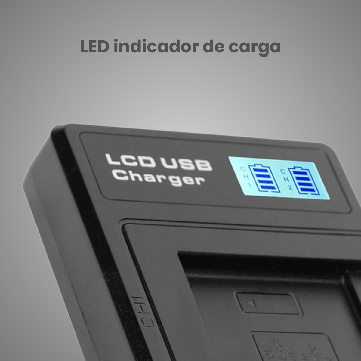 Kit Carregador Duplo e 1 Bateria LP-E8 para Câmeras Canon 6 Kit Carregador Duplo e 1 Bateria LP-E8 para Câmeras Canon - Imagem 6