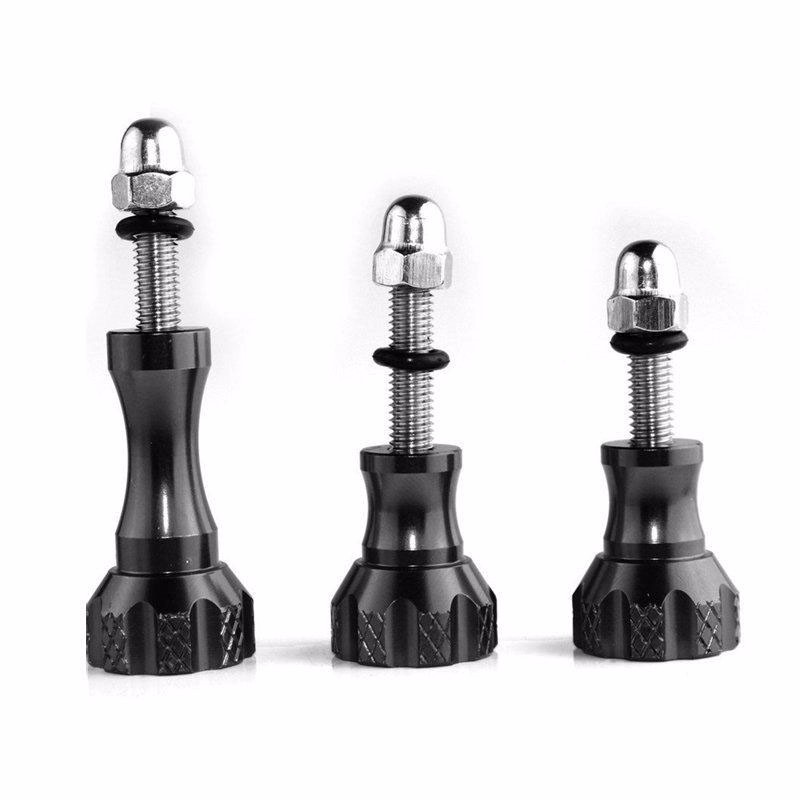 Parafusos de Alumínio com Porcas para GoPro SJCAM Yi Eken Xtrax HD 4K 1 Parafusos de Alumínio com Porcas para GoPro SJCAM Yi Eken Xtrax HD 4K