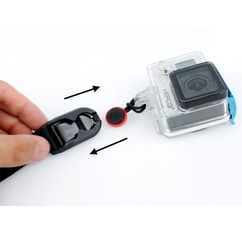 Alça de Pulso Câmera Máquina Fotográfica DSLR para GoPro Canon Nikon 3 Alça de Pulso Câmera Máquina Fotográfica DSLR para GoPro Canon Nikon - Imagem 3