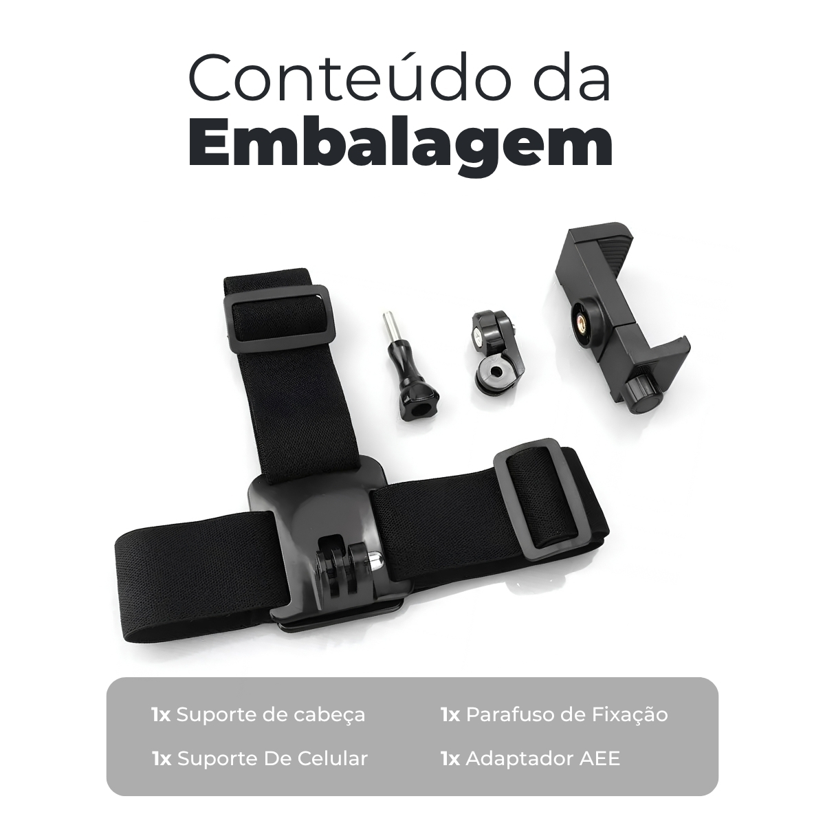 Suporte de Cabeça Para Celulares Mãos Livres Ponto de Vista 8 Suporte de Cabeça Para Celulares Mãos Livres Ponto de Vista - Imagem 8