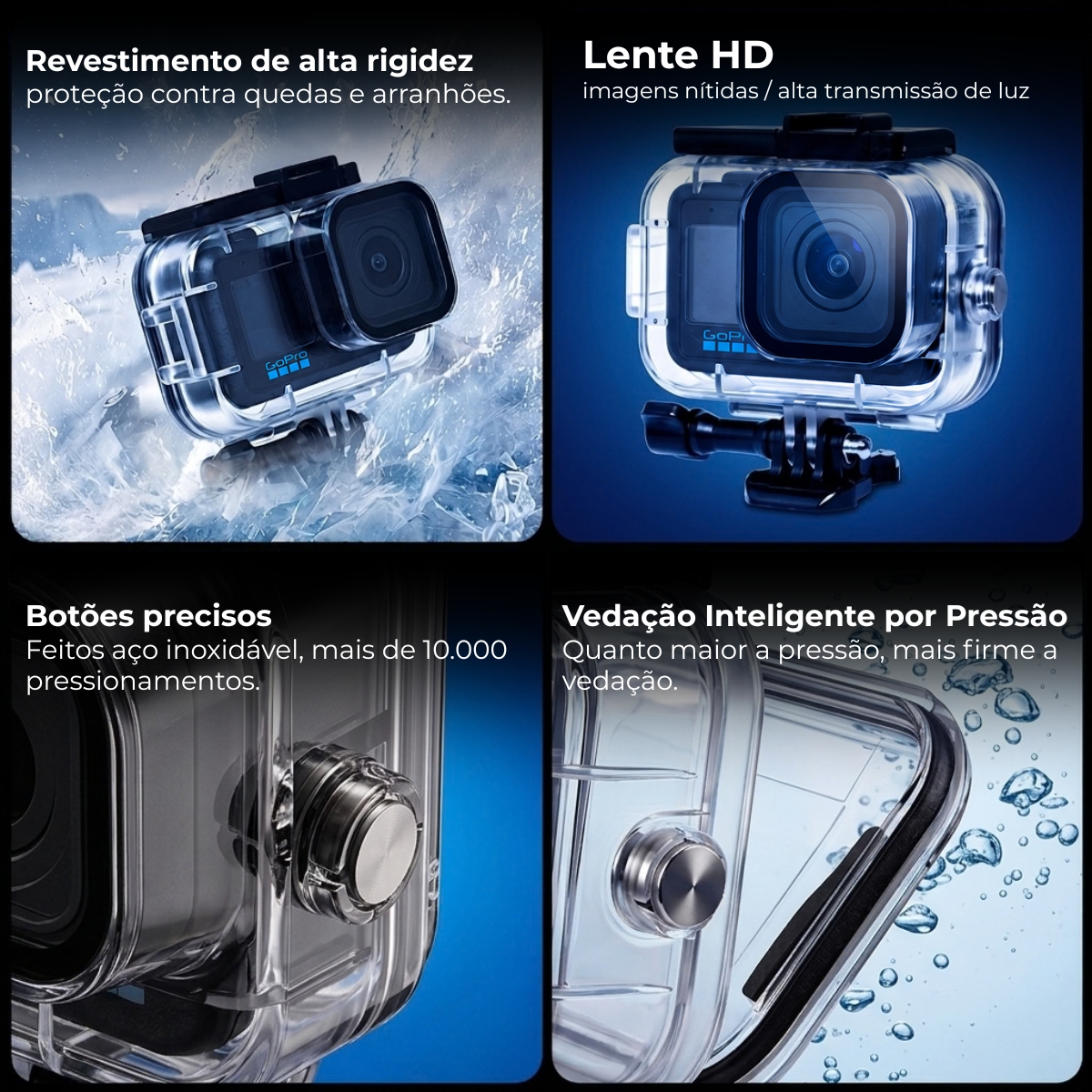 Caixa Estanque de Mergulho GoPro Mission 1 3 Caixa Estanque de Mergulho GoPro Mission 1 - Imagem 3